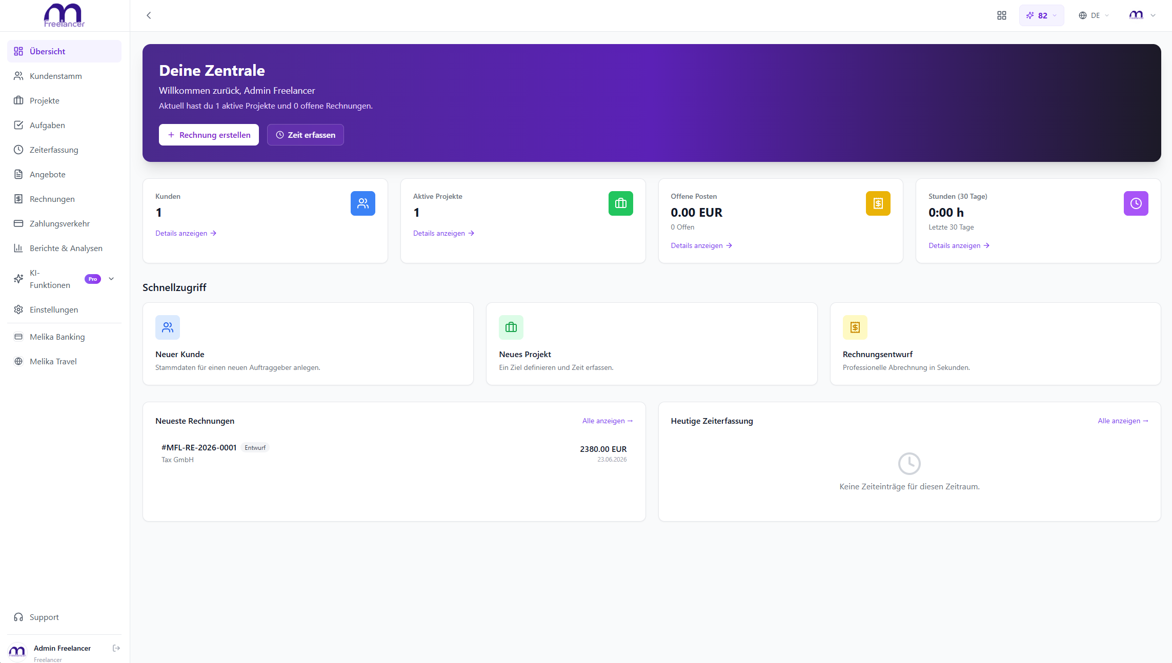 Business management for freelancers